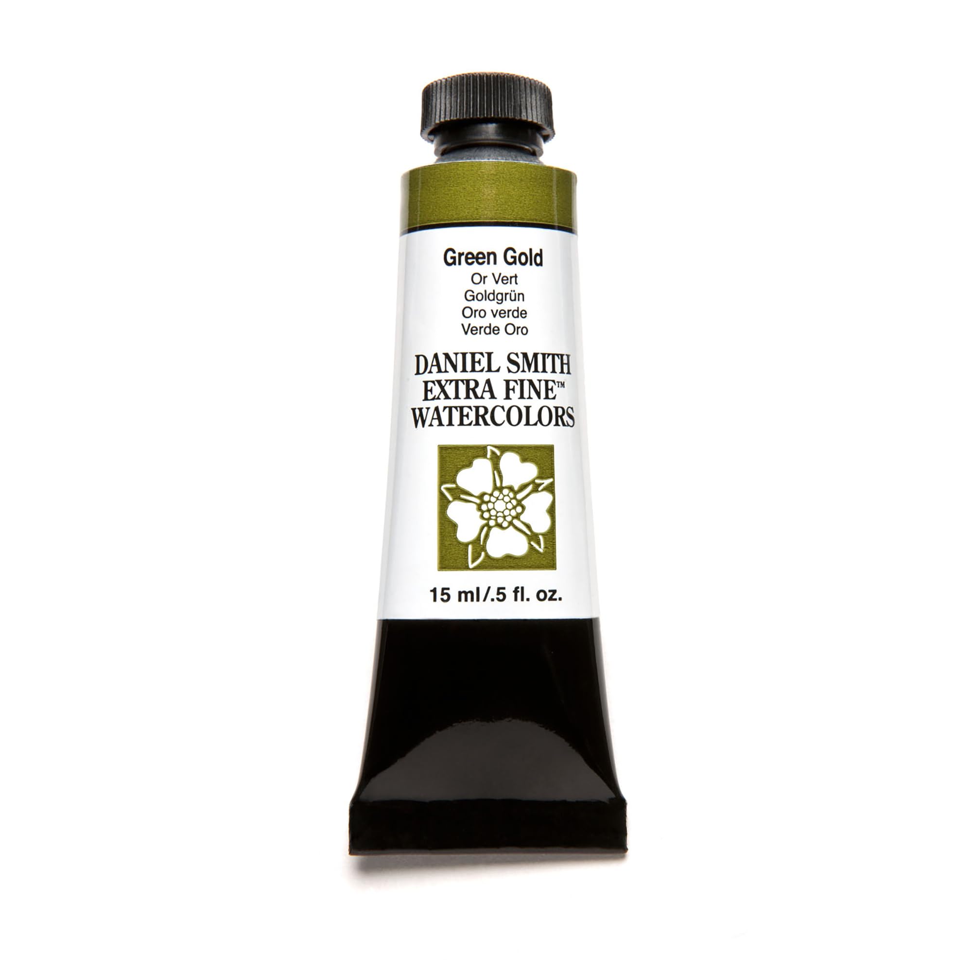 Daniel Smith, Green Gold Extra Fine Watercolor 15ml Paint Tube, 15 ml, 5 Fl Oz (284600139)