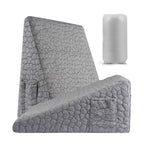 Bespilow Triangle Wedge Pillow for Sleeping Bed Wedge Pillow for After Surgery Elevated Pillow Wedge for Acid Reflux Gerd Snoring Back Pain, 2 Exclusive Pockets | Cooling Gel Memory Foam Top