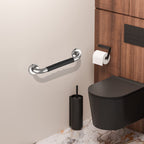 20 Inch Shower Grab Bar w/Anti Slip Rubber Grip, Munzong Stainless Steel Bathroom Grab Bar, Chrome Bathroom Balance Bar,Safety Handrail Support,Handicap Injury Elderly Senior Assist Bath Handle