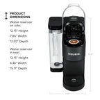 Keurig K-Supreme Single Serve K-Cup Pod Coffee Maker, MultiStream Technology, 4 Brew Sizes, 66oz Dual-Position Removable Reservoir, Black