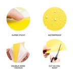 Gideal 30-Pack Dual-Sided Yellow Sticky Traps for Flying Plant Insect Such as Fungus Gnats, Whiteflies, Aphids, Leafminers,Thrips - (6x8 Inches, Included 30pcs Twist Ties)