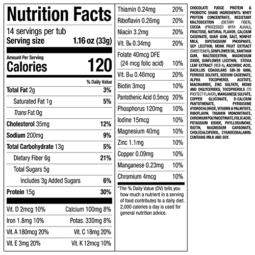Nutrisystem ProSync Chocolate Meal Replacement Protein Shake Mix - 14 Servings