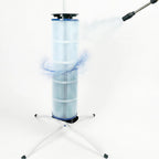 Vootenec Vertical Pool Filter Cleaner Stand Tool - Boosts Cleaning Speed, Universal Fit for 3", 4", 6" Filter Cartridges