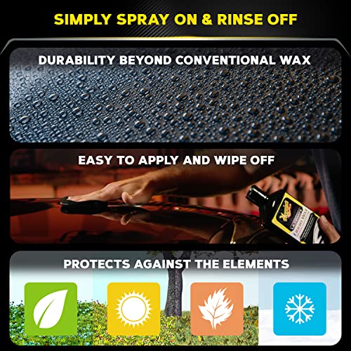 Meguiar's Ultimate Liquid Wax, Durable Protection That Shines, Towel and Pad Included - 16 Oz Bottle