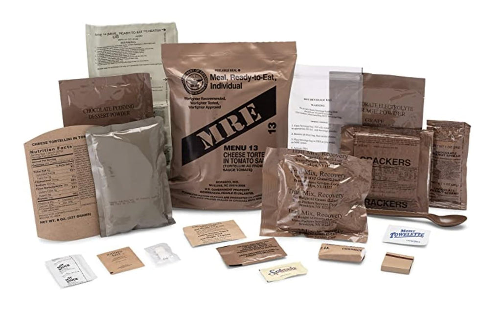 Wornick MRE Meals Ready to Eat, Inspection 2025, 2026 or Better, Emergency Food Supply, Survival Camping Outdoor 12 Pack (B Case, 1, Count) (INSPECTION DATE IS NOT EXPIRATION DATE)