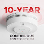 X-Sense Wireless Interconnected Smoke Detector Fire Alarm with Over 820 ft Transmission Range, SD19-W, Pack of 12
