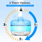 Essential Oil Diffuser, YIKUBEE Diffuser, 500ml Oil Diffuser, Humidifier with Remote Control, Aromatherapy Diffusers for Home, Diffusers for Essential Oils Large Room