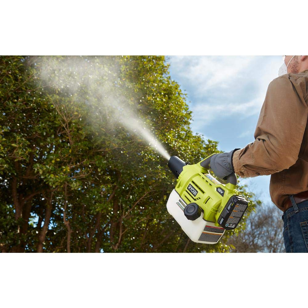 RYOBI ONEAND 18V Cordless Battery FOGGER/Mister with 2.0 AH Battery and Charger P2850