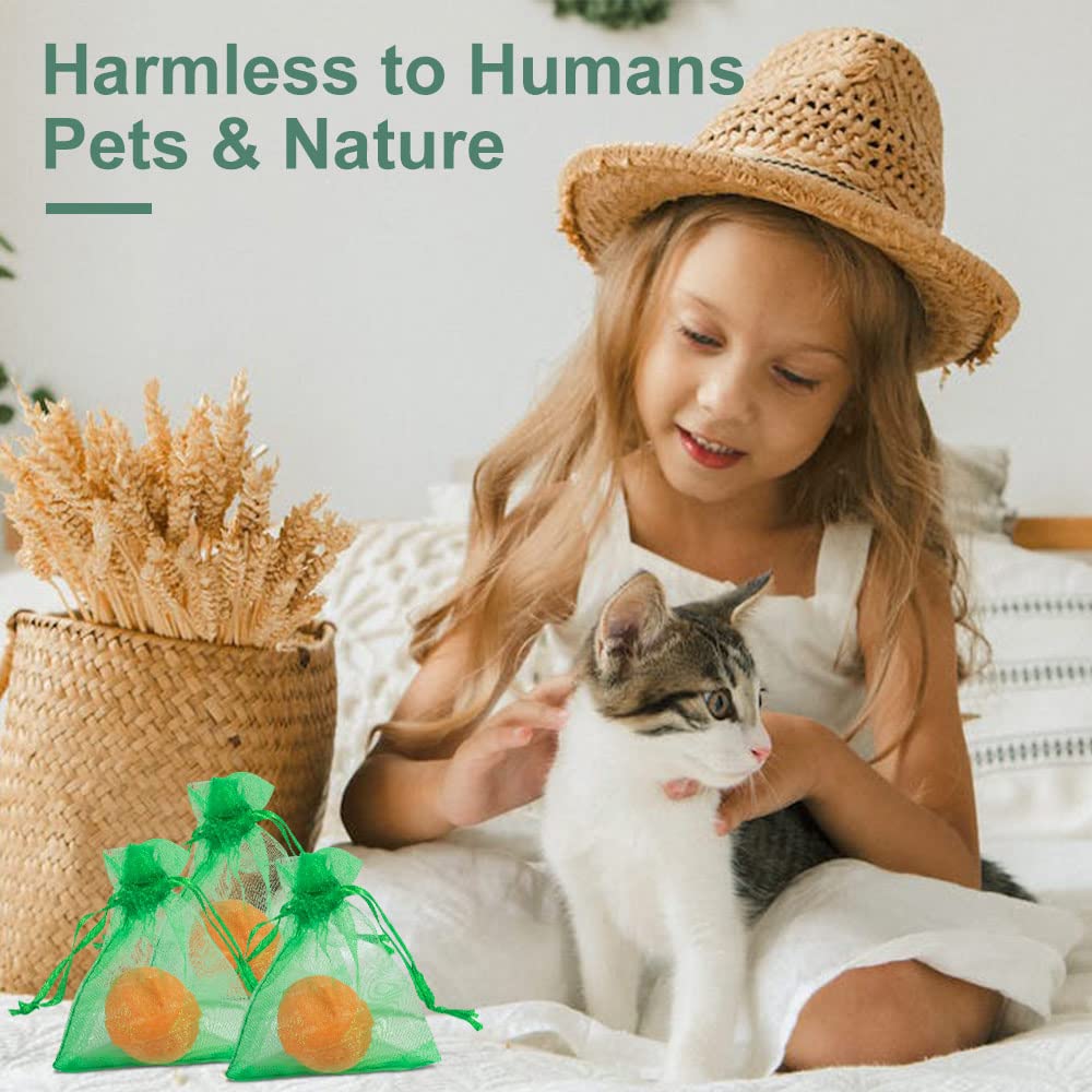 5 Pack Natural Cat Repellent Outdoor Indoor, Peppermint Oil Cat Deterrent Outdoor Repels Cat Dog Deer Rabbit from Garden Yard Lawn Home Keep Your Yard Lawn Porch Furniture Curtain from Cat Damages