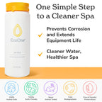 pH Plus by EcoOne | Natural Water pH Increaser for Hot Tub Application | Chlorine-Free, Phosphate-Free Hot Tub pH Increaser | Increases Alkalinity & Neutralizes pH to Prevent Scale & Buildup, 2 Lbs