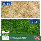Turf Titan Hydro Holder - Grass Wetting Agent - Superior Surfactant and Wetting Agents for Soil - Liquid Concentrate for Moisture Control and Efficient Water Use in Lawn Soil - 32 oz - No Hose Sprayer