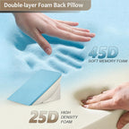 9-Piece Adjustable Orthopedic Wedge Pillow Set – Memory Foam Body Support for Back & Leg Comfort