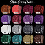 Teenitor Glitter, 32 Colors Body Glitter Face Glitter, Hair Glitter Nail Glitter for Crafts Resin Accessories, Fine Glitter for Resin Nail, Eye Glitter Makeup, Gold Glitter Red Glitter Black Glitter