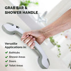Grab Bars for Bathtubs and Showers, Shower Handles for Elderly Suction, Suction Grab Bars for Shower, Handicap Grab Bars, Suction Shower Grab Bars for Seniors, Bathroom Grab Bars, Shower Bars Safety