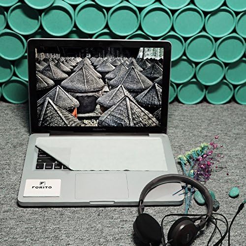 FORITO Tempered Glass Screen Protector Compatible with 2015 or older MacBook Pro 15” Model A1398 with Large Cleaning Cloth [Lifetime Risk-Free Replacement Warranty]