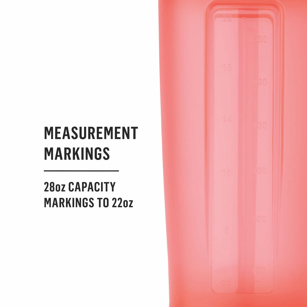 BlenderBottle Classic V2 Shaker Bottle Perfect for Protein Shakes and Pre Workout, 28-Ounce, Light Pink