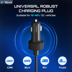 Stargear Starlink Mini Cable 12V Power Cable 3M/10FT, Starlink Mini Accessories 16AWG Cigarette Lighter to DC Cord, 12V-48V Car Charger Car Adapter