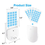 BUGXX Bug Zapper Fruit Fly Traps for Indoors Mosquito Repellent gnat Traps for House Indoor Moth Traps gnat Trap Fungus gpest Control gnat Killer Indoor Plug in Bug Catcher Indoor