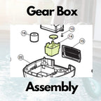 Swimables AXV408P Gear Box Assembly Replacement for Hayward Navigator Pro Automatic Pool Cleaner | Replaces HWN134 for Hayward Pool Vacuum | Compatible with 2025ADC and Hayward Navigator Pro 925ADC
