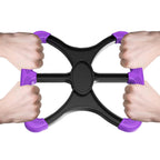 Yuhoo Lift Assists Standing Aid-Handicap Bar with No-Slip Grip Handles, Contact Free Grip Lift Assist Foot Standing Mobility Aid, Portable Help Seniors Handicapped Transfer Assistant(Purple)