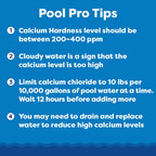 In The Swim Calcium Hardness Increaser for Swimming Pools - Fast-Acting, Scale Prevention - 94% Calcium Chloride - 45 Pounds