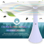 Rechargeable Fly Fans for Tables, Belfans Fly Fans for Outdoor Tables USB, Fly Fans to Keep Flies Away by Soft Blades, Food Fans for Camping, Picnic, Fishing, Fly Repellent Outdoor Patio, 3pcs, White