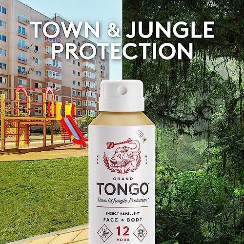 Grand Tongo DEET-Free Insect Repellent with Picaridin, The 12 Hour Protection, DEET Alternative - Citrus + Sandalwood