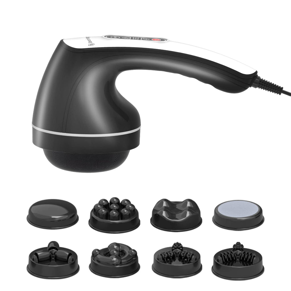 DS SAVORING Cellulite Massager with 8 Interchangeable Heads, Body Sculpting Machine for Lymphatic Drainage and Vibrating Fat Cellulite Remover, Portable and Easy to Use for Men and Women at Home