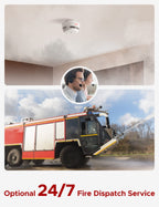 X-Sense Smart Smoke Detector Fire Alarm with Replaceable Battery, Wi-Fi Smoke Detector, Real-Time App Notifications, XS01-WX, 1-Pack