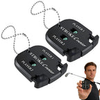 2Pcs Golf Stroke Counter, 2-Player Golf Counter Clicker with Hanging Rope, Shockproof Mini Portable Stroke Counter for Your Golf, Outdoor Sports, Different Kinds of Competitions and Games(Black)