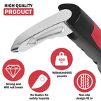 2 Pcs Car Door Assist Handle, Multifunction Car Handle Assist, Vehicle Support Handles Seatbelt Cutter Window Breaker Portable Automotive Car Handle Assist for Elderly and Car Emergency Tool (Red)