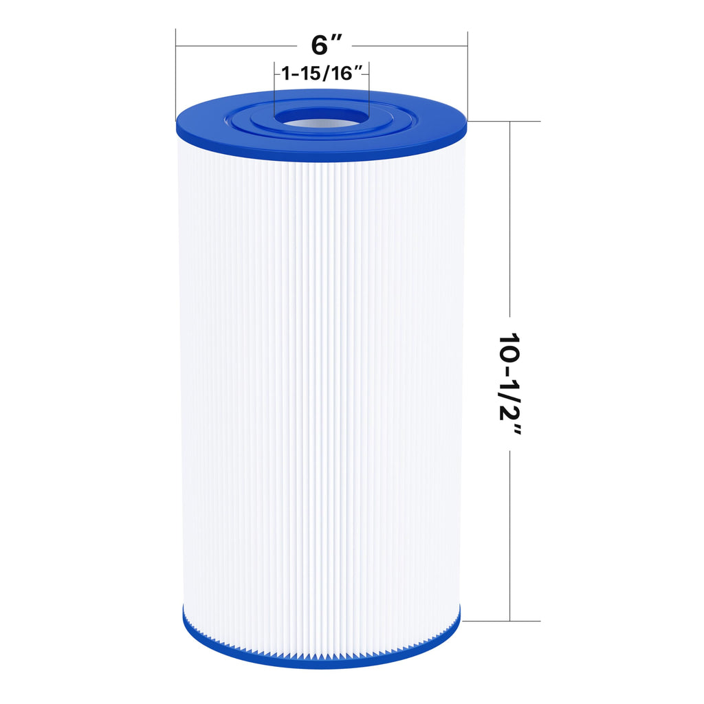 Cryspool® 06016 Filter Compatible with PWK30, C-6430, Watkins 31489, FC-3915, P/N0969601, 71825, 73178, 73250, 30 Sq. Ft Spa Filter Cartridge, 5 Pack