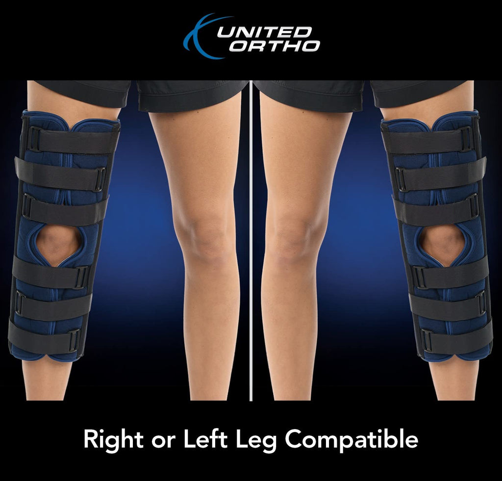 United Ortho 61018 3-Panel Knee Immobilizer, 18"