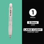 50280 SumoGrip 0.9-mm Pencil with Eraser, Clear