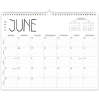 Wall Calendar 2026, 2026-2027 Calendar Wall from Jun. 2026 to May 2027, 14" X 11" Paper Monthly Planner Wall Hanging Calendar with Thick Paper for Office Home Planning & Organizing