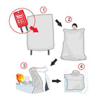 Fire Blanket – Fiberglass Survival Gear for Outdoor Situations – Emergency Retardant Blanket with Fire Suppression Proprieties – Easy to Use– Ideal for Home Safety Kit, Survival Kit, Trekking Kit