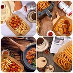 (125PCS) Air Fryer Liners, Disposable for Ninja Dual Air Fryer accessories, Parchment Paper liners rectangle 8.6''*5.5''