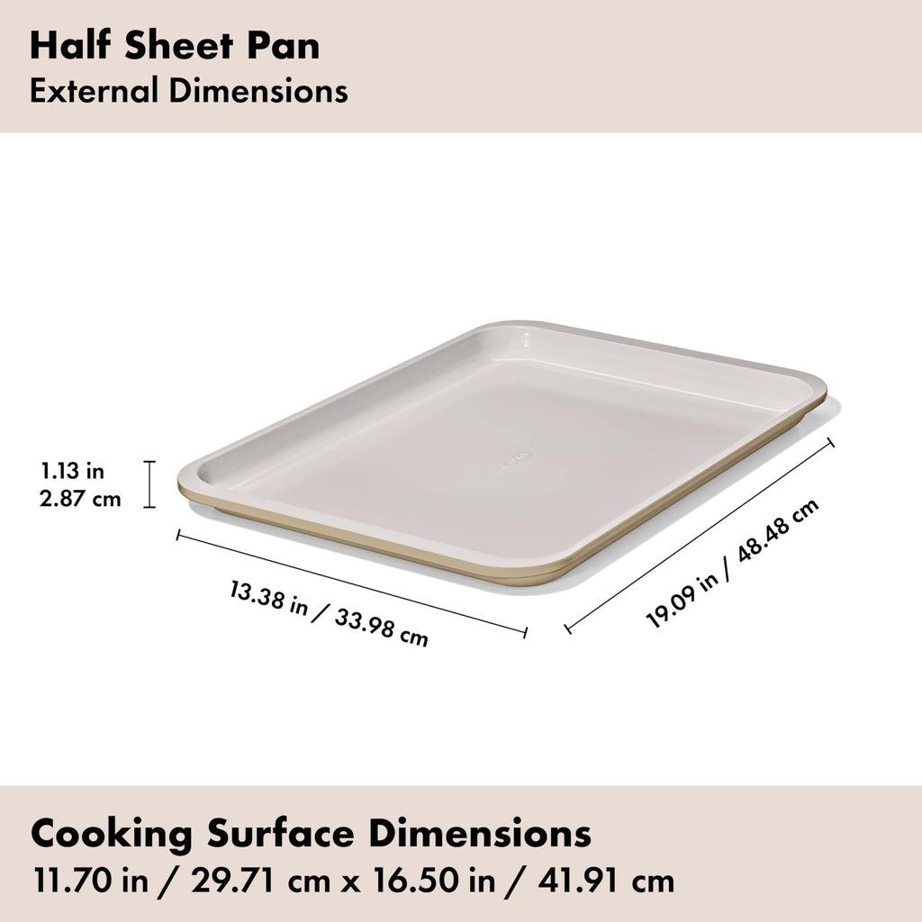 OXO Good Grips Non-Stick Pro Ceramic Coated Metal Bakeware 3-Piece Sheet Pan Set – Biscuit