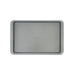 KitchenAid Premium Aluminized Steel Baking Sheet, Nonstick, 10x15 Inch, Contour Silver (Pack of 6)