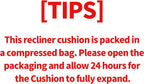 HOMBYS Memory Foam Recliner Cushion for Elderly, 4" Thickness Seat Cushion with Lumbar Support Pillow, Non-Slip & Supportive Chair Seat Cushion with Backrest, (Brown, 21.5" Backrest)