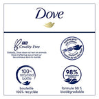 Dove Body Wash Restoring Coconut & Cocoa Butter 4 Count for Renewed, Healthy-Looking Skin Gentle Skin Cleanser That Effectively Washes Away Bacteria While Nourishing Your Skin 20 oz