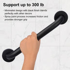 supregear Bathroom Grab Bar, 24 in Non-Slip 201 Stainless Steel Bathroom Safety Grab Bar Oil Rubbed Black Hand Rail for Bathtub Toilet Kitchen Bedroom Shower, Concealed Screw Wall Mounted