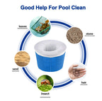 RECHIATO 100 Pack Pool Skimmer Socks for Pool Filters, Filters Baskets and Skimmers to Filter Debris and Leaves, Protact Filter System of Inground and Above Ground Pools