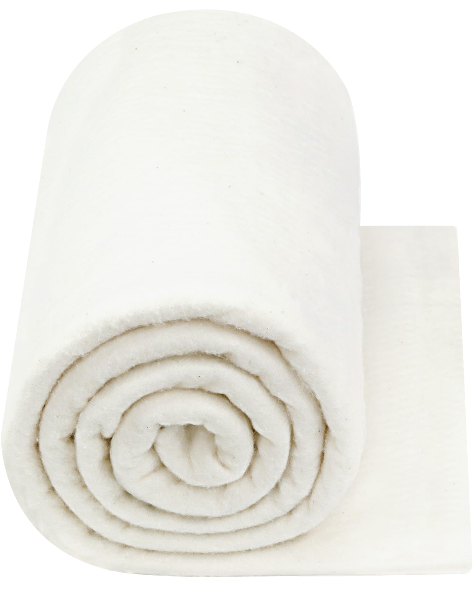 PLANTIONAL Natural Cotton Batting for Quilts: 79-Inch x 91-Inch Light Weight Purely Natural All Season Quilt Batting for Quilts, Craft and Wearable Arts
