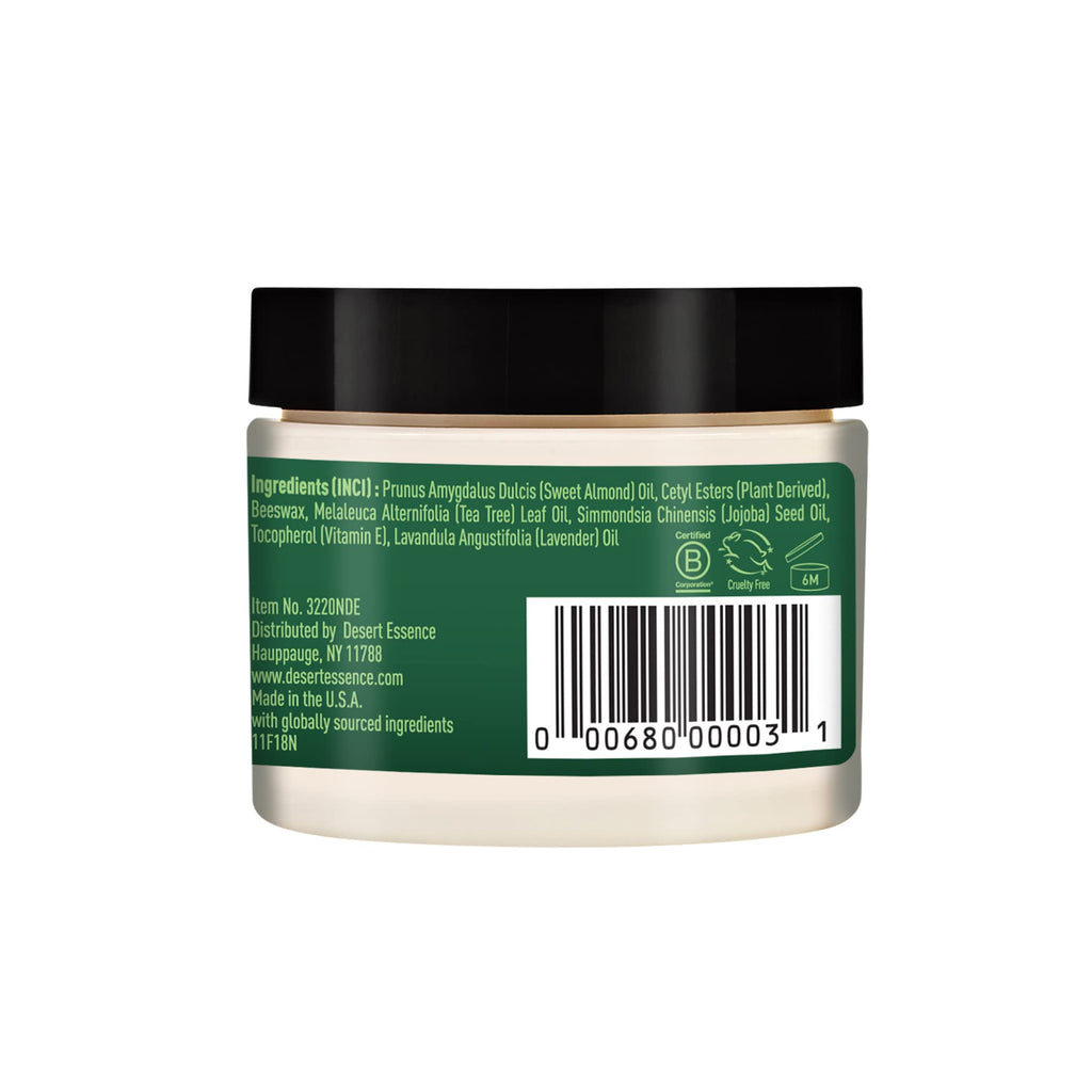 Desert Essence Soothing Skin Ointment, 1 fl oz (4 Pack) Gluten Free - Topical Balm with Cleansing Australian Tea Tree Oil - Relief of Dry, Chapped Skin, Minor Rashes, Insect Bites & Skin Irritations