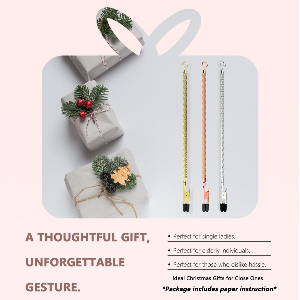 ChangWanna Bracelet Helper Tool 3Pcs - Pretty Bracelet Helper to Put on Yourself, Easy Jewelry Wearing Tool Aid Assistance, Metal Bracelet Buddy Fastening Helper Fastener Necklace Clasp Helper Elderly