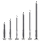430pcs Stainless Steel 304 Nails Kit, Hanging Nails Kit, Wall Nails Kit, Dowels Kit, Long Nails Kit
