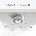 X-Sense Wireless Interconnected Combination Smoke and Carbon Monoxide Detector with LCD Display & 10-Year Battery, Over 820 ft Transmission Range, 1-Pack