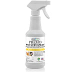 Premo Guard Poultry Spray - 16 oz - Kill Scaly Leg, Mites, Fleas, Lice, & Other Pest on Chickens and in Coops - Natural Plant Based Oils for Control, & Prevention - Family Safe with No Egg Withdrawl