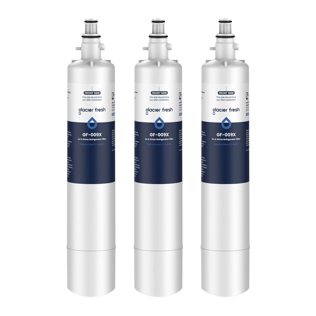 GLACIER FRESH RPWFE (with CHIP) Refrigerator Water Filter, Replacement for GE® RPWFE, RPWF, WSG-4, WF277, GFE28GMKES, PFE28KBLTS, GFD28GSLSS, PWE23KSKSS, GYE22HMKES, DFE28JSKSS, 3 Pack
